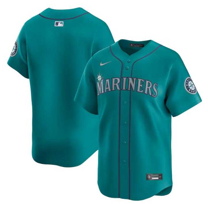 Men's Seattle Mariners Blank Aqua Alternate Limited Stitched jersey Dzhi,We sell and wholesale Men's Seattle Mariners Blank Aqua Alternate Limited Stitched jersey Dzhi on line form chian!